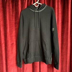 Calvin Klein Men’s Hooded Shirt - Black XL